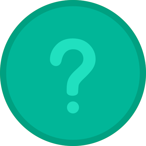 Un icono de signo de interrogación verde que simboliza curiosidad o incertidumbre.