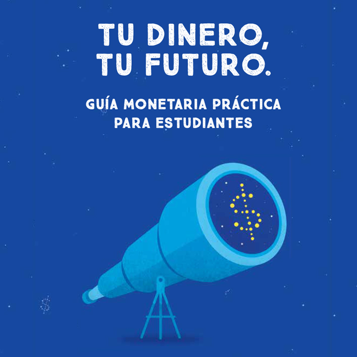Cartel con las palabras "tu dierte, futuro" escritas en él, lo que implica "tu destino, futuro".